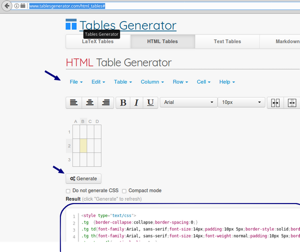 html-table-generator