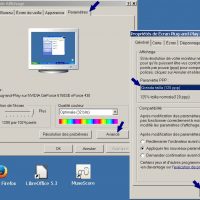 Windows XP reglage grande police sur le bureau